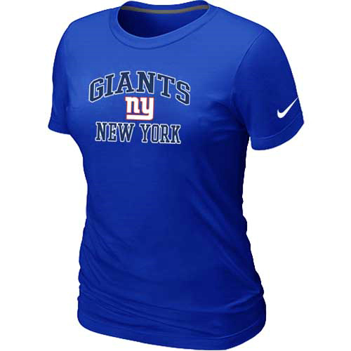 Nike New York Giants Women's Heart & Soul NFL T-Shirt - Blue